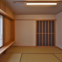 大根畑を望む和室